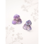 Sapphire Hydrangea Stud Earrings