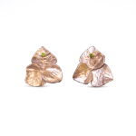 Tsavorite Garnet Hydrangea Stud Earrings