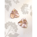 Tsavorite Garnet Hydrangea Stud Earrings