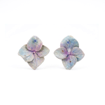 Sapphire Hydrangea Stud Earrings
