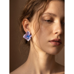 Sapphire Hydrangea Stud Earrings